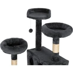 Coziwow 60-in Scratching Posts & Toys Cat Tree & Condo, Grey -Pet Cat Supplies Store 666062 PT3. AC SS1800 V1668457829