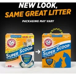 Arm & Hammer Litter Super Scoop Unscented Clumping Clay Cat Litter -Pet Cat Supplies Store 67004 PT2. AC SS1800 V1685042114