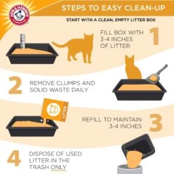 Arm & Hammer Litter Super Scoop Unscented Clumping Clay Cat Litter -Pet Cat Supplies Store 67004 PT5. AC SS1800 V1663796900