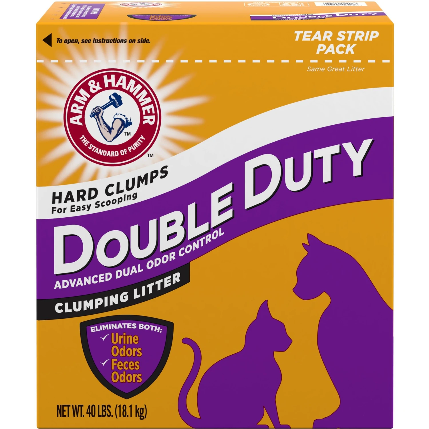 Arm & Hammer Litter Double Duty Scented Clumping Clay Cat Litter 1 Arm & Hammer Litter Double Duty Scented Clumping Clay Cat Litter