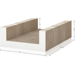 Way Basics Eco ZBoard UBed Cat Scratcher -Pet Cat Supplies Store 675270 PT2. AC SS1800 V1665781004