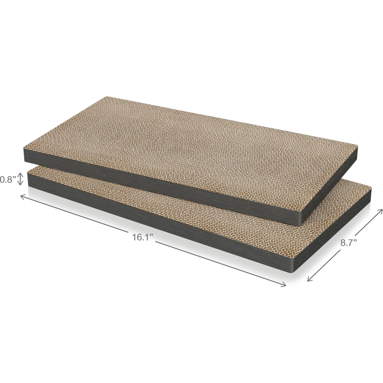 Way Basics Eco ZBoard Premium Cat Scratcher, 2 Count 4 Way Basics Eco ZBoard Premium Cat Scratcher, 2 Count - Image 4