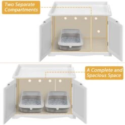 Yaheetech Litter Box Furniture Cat House -Pet Cat Supplies Store 677238 PT3. AC SS1800 V1687375572