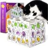 Cat Amazing Mega-Interactive Treat Maze & Puzzle Cat Toy, White