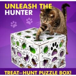 Cat Amazing Mega-Interactive Treat Maze & Puzzle Cat Toy, White -Pet Cat Supplies Store 685438 PT2. AC SS1800 V1669738560