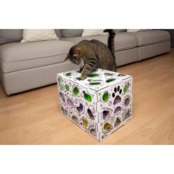 Cat Amazing Mega-Interactive Treat Maze & Puzzle Cat Toy, White -Pet Cat Supplies Store 685438 PT8. AC SS1800 V1669738438