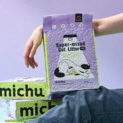 Michu Mixed Tofu Heavy Duty Flushable Kitty Litter, 5.5-lb Bag -Pet Cat Supplies Store 686270 PT5. AC SS1800 V1666839513