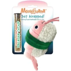 Meowijuana Refillable Get Wrapped Sushi Cat Toy