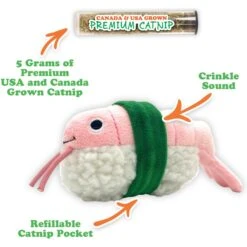 Meowijuana Refillable Get Wrapped Sushi Cat Toy 6 Meowijuana Refillable Get Wrapped Sushi Cat Toy -Pet Cat Supplies Store 696662 PT2. AC SS1800 V1669385470