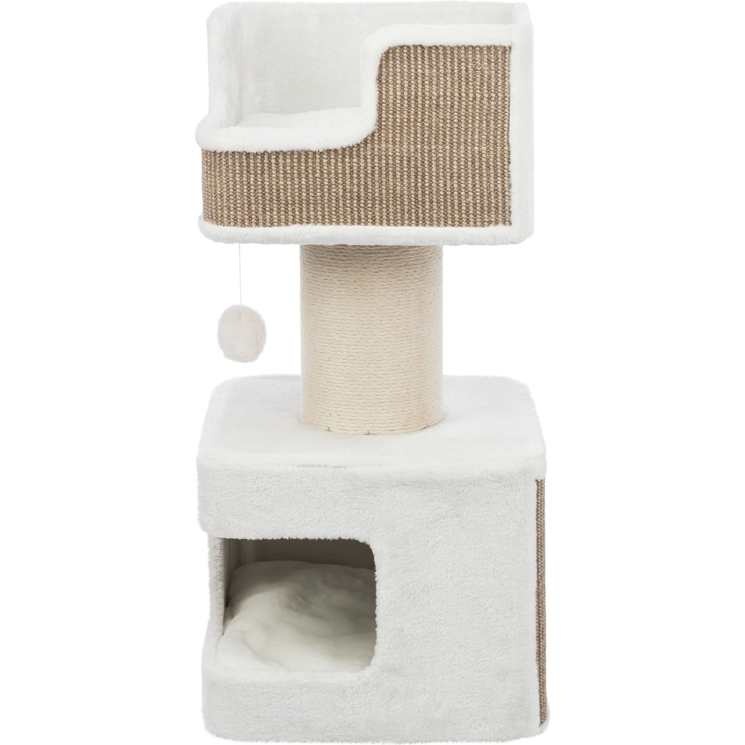 TRIXIE Ava Cat Scratching Post, XX-Large, Brown/White 4 TRIXIE Ava Cat Scratching Post, XX-Large, Brown/White - Image 4
