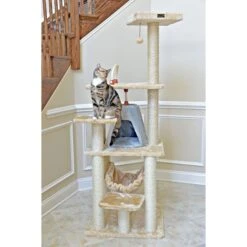 Armarkat 65-in Faux Fur Cat Tree & Condo -Pet Cat Supplies Store 70179 PT3. AC SS1800 V1678227388