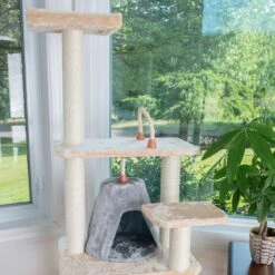Armarkat 65-in Faux Fur Cat Tree & Condo -Pet Cat Supplies Store 70179 PT6. AC SS1800 V1678287538