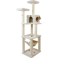 Armarkat 73-in Faux Fleece Cat Tree & Condo -Pet Cat Supplies Store 70208 PT6. AC SS1800 V1582739658