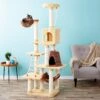 Armarkat 78-in Faux Fur Cat Tree & Condo