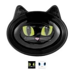 PetRageous Designs Frisky Kitty Oval Cat Dish