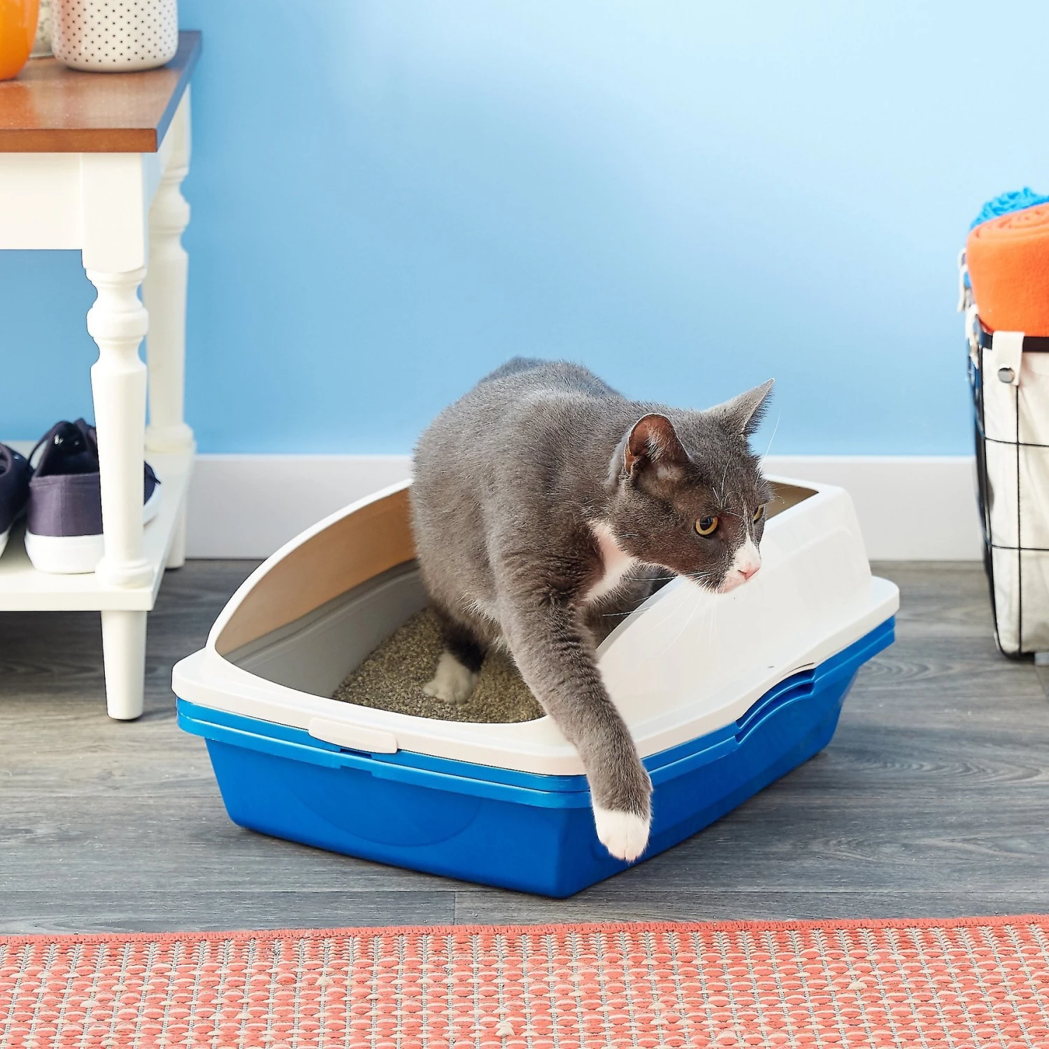 Van Ness Sifting Cat Litter Pan With Frame 1 Van Ness Sifting Cat Litter Pan With Frame