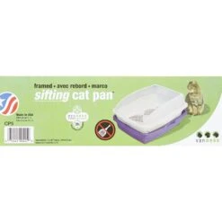 Van Ness Sifting Cat Litter Pan With Frame 15 Van Ness Sifting Cat Litter Pan With Frame -Pet Cat Supplies Store 70447 PT8. AC SS1800 V1536764947