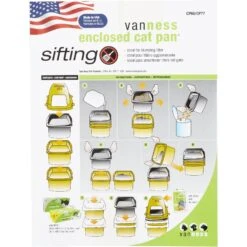 Van Ness Enclosed Sifting Cat Litter Pan -Pet Cat Supplies Store 70453 PT7. AC SS1800 V1536764997
