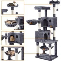 Yaheetech 73-in Multi-Level Cat Tree -Pet Cat Supplies Store 705038 PT3. AC SS1800 V1686153351