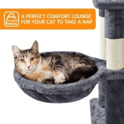 Yaheetech 82.5-in Multi-Level Tree Condo With 2 Foam Edge Perches Cat Tree -Pet Cat Supplies Store 705110 PT2. AC SS1800 V1668545965