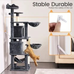 Yaheetech 69-in 4-Level Plush Cat Tree -Pet Cat Supplies Store 705134 PT8. AC SS1800 V1686153899