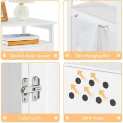 Yaheetech Box Furniture With Open Shelf Cat Litter Box -Pet Cat Supplies Store 705174 PT6. AC SS1800 V1687370133