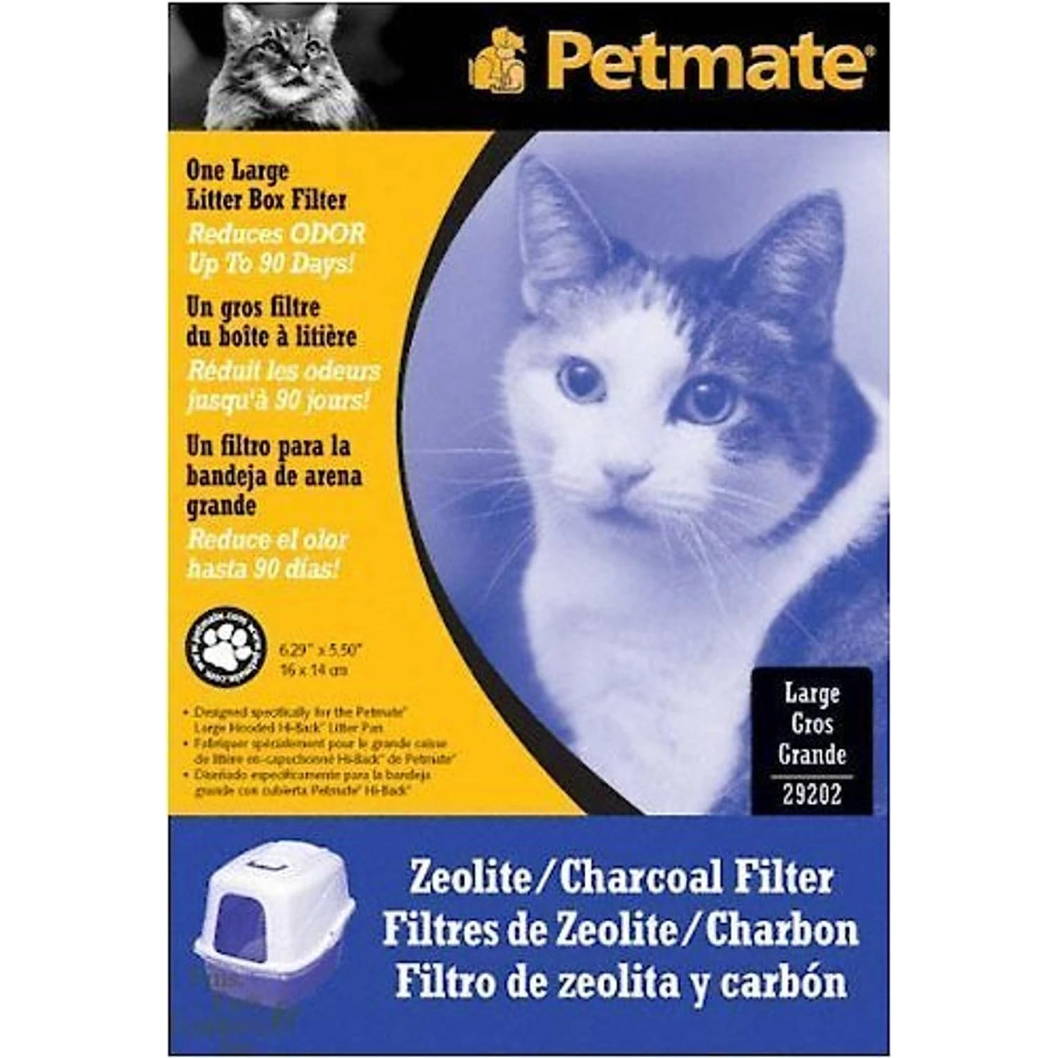 Petmate Zeolite Basic Litter Box Filter 1 Petmate Zeolite Basic Litter Box Filter
