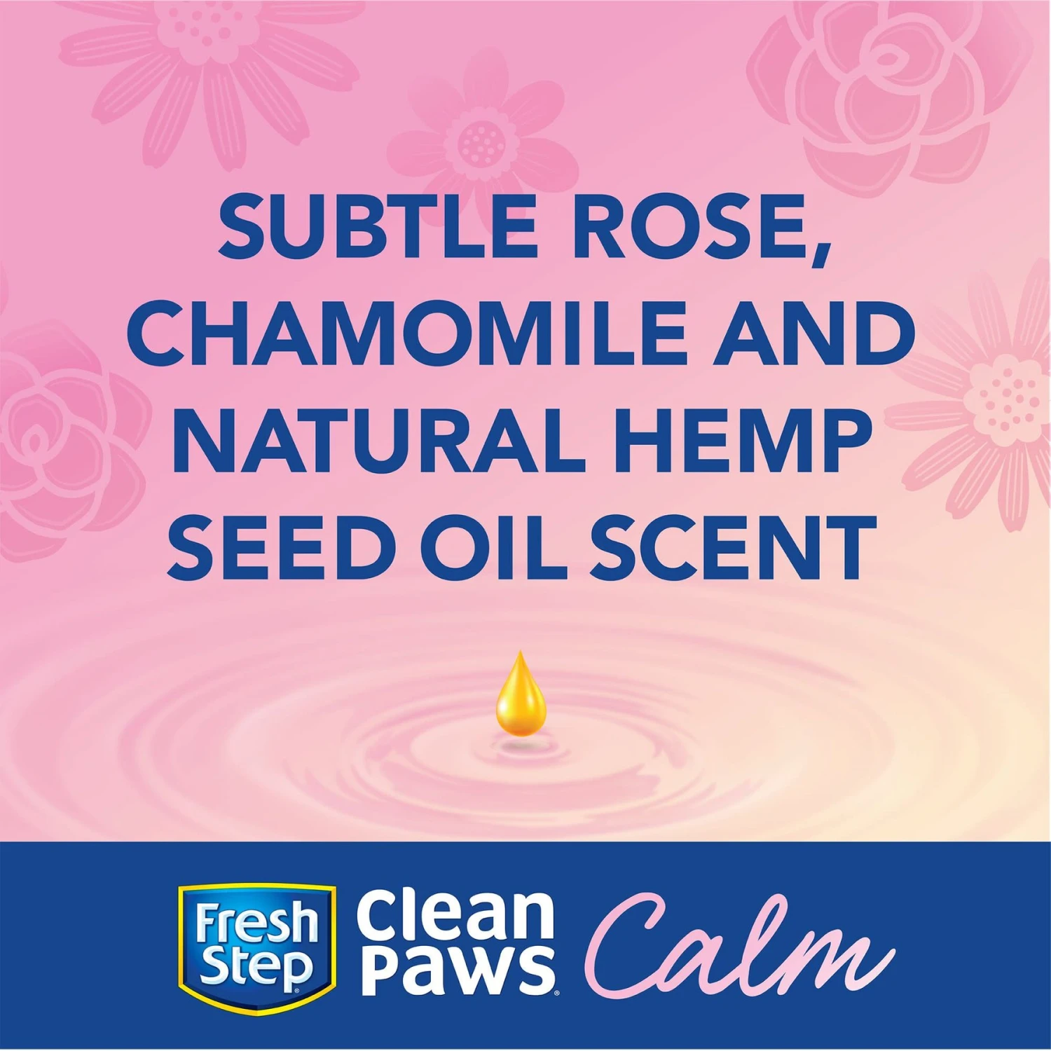 Fresh Step Clean Paws Calm Low Tracking Rose & Chamomile Scented Clumping Cat Litter 2 Fresh Step Clean Paws Calm Low Tracking Rose & Chamomile Scented Clumping Cat Litter - Image 2