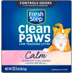 Fresh Step Clean Paws Calm Low Tracking Rose & Chamomile Scented Clumping Cat Litter 16 Fresh Step Clean Paws Calm Low Tracking Rose & Chamomile Scented Clumping Cat Litter -Pet Cat Supplies Store 712422 PT7. AC SS1800 V1694457305
