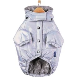 Frisco Heavy Weight Iridescent Quilted Dog & Cat Hooded Puffer Coat -Pet Cat Supplies Store 720038 PT4. AC SS1800 V1692978554