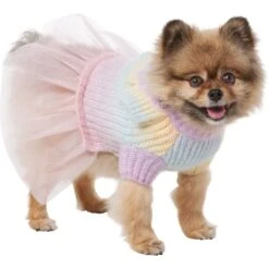 Frisco Rainbow Dog & Cat Sweater Dress -Pet Cat Supplies Store 720934 PT2. AC SS1800 V1703194381
