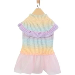 Frisco Rainbow Dog & Cat Sweater Dress -Pet Cat Supplies Store 720934 PT3. AC SS1800 V1692977136