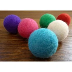 Earthtone Solutions Felted Wool Cat Ball Toy, 6 Count -Pet Cat Supplies Store 729895 PT3. AC SS1800 V1670266058