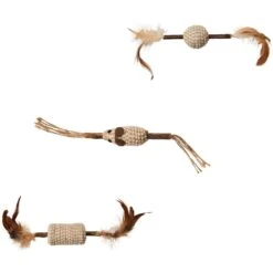 Ethical Pet Cord Stick Cat Chew Toy With Catnip, Assorted