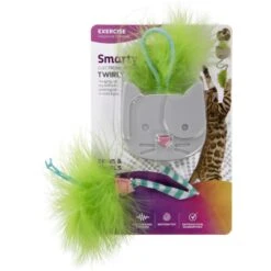 SmartyKat Twirly Tail Hanging Electronic Teaser Cat Toy 11 SmartyKat Twirly Tail Hanging Electronic Teaser Cat Toy -Pet Cat Supplies Store 736830 PT2. AC SS1800 V1672842513