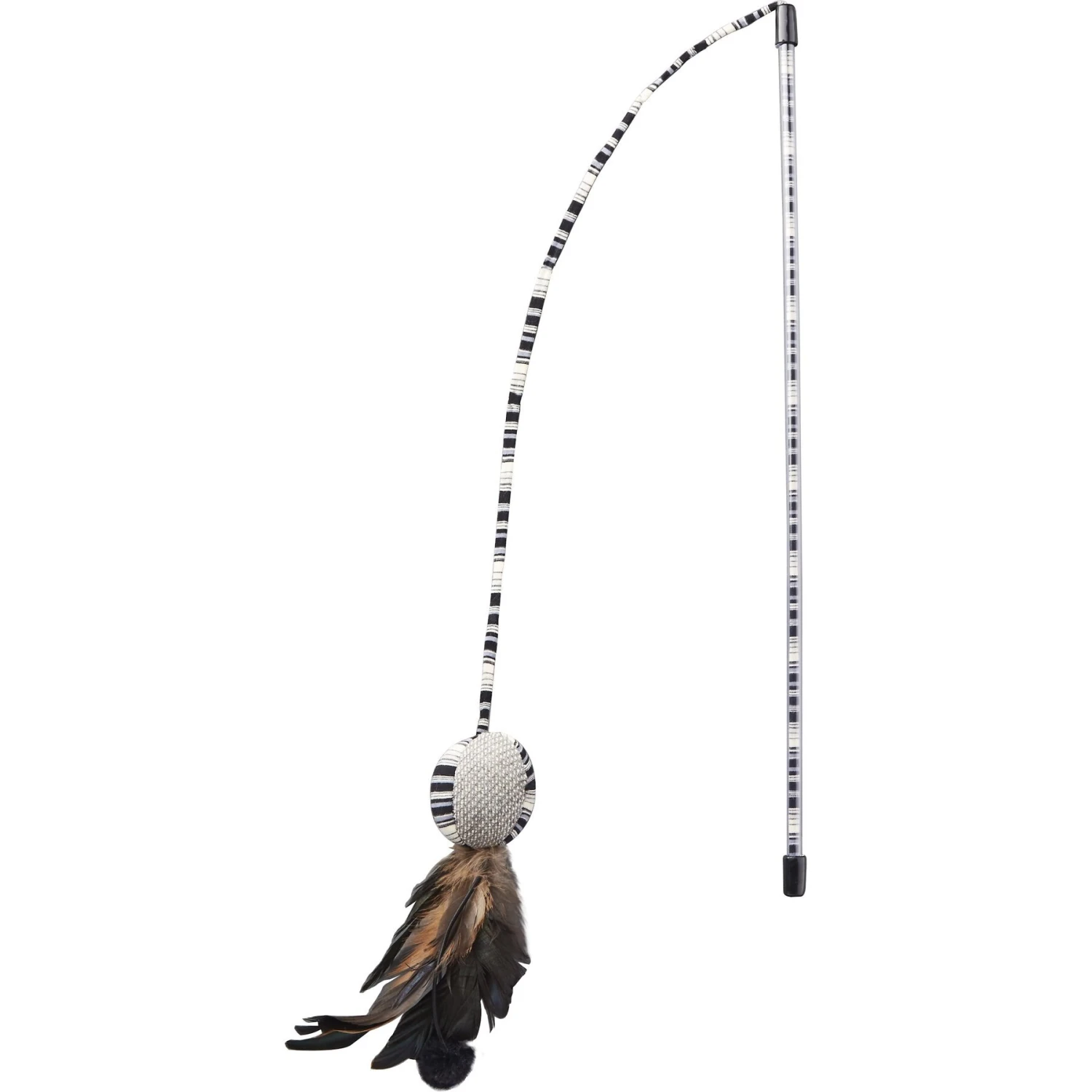 JW Pet Cataction Ball With Wand Cat Toy 1 JW Pet Cataction Ball With Wand Cat Toy