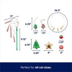 Frisco Holiday Cozy Christmas Sack Variety Pack Cat Toy With Catnip -Pet Cat Supplies Store 740054 PT2. AC SS1800 V1695046483