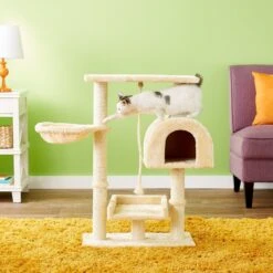 Go Pet Club 36-in Faux Fur Cat Tree & Condo -Pet Cat Supplies Store 74008 PT8. AC SS1800 V1504634839