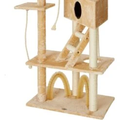 Go Pet Club 106-in Floor-to-Ceiling Faux Fur Cat Tree & Condo -Pet Cat Supplies Store 74051 PT3. AC SS1800 V1500384640