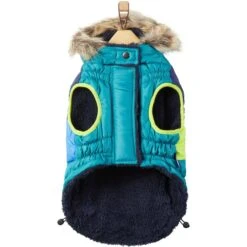 Frisco Heavy Weight Urban City Colorblock Dog & Cat Parka With Sherpa Lining -Pet Cat Supplies Store 742262 PT4. AC SS1800 V1693234040