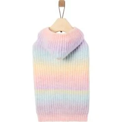 Frisco Soft Multi Stripe Ombre Dog & Cat Hooded Sweater -Pet Cat Supplies Store 742838 PT3. AC SS1800 V1693233982