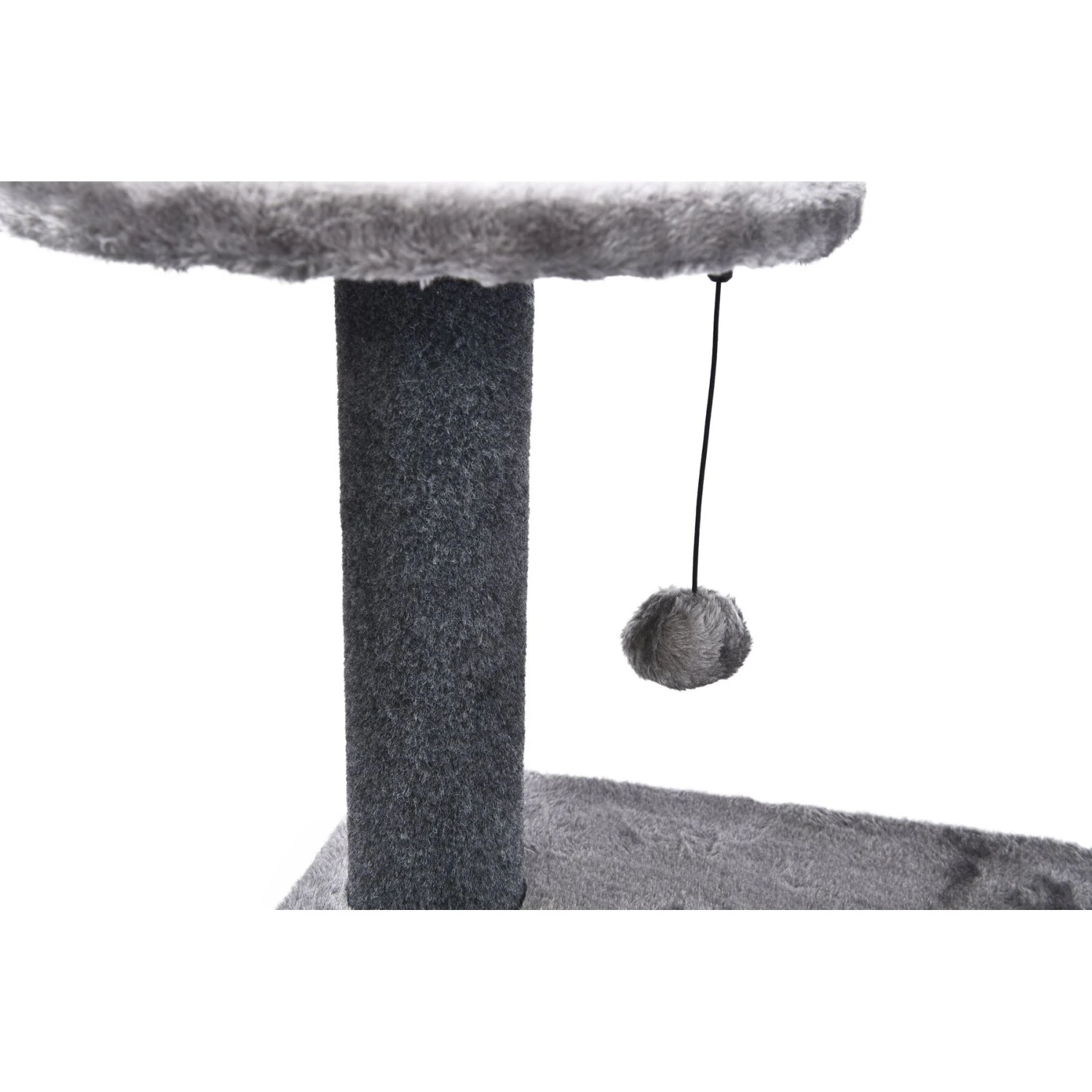 Cat Craft Level Up 5 Tier Plush & Seagrass Activity Cat Tree Habitat, Gray, Large 6 Cat Craft Level Up 5 Tier Plush & Seagrass Activity Cat Tree Habitat, Gray, Large - Image 6