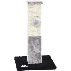 Cat Craft Plush & Sisal Square Cat Scratching Post With Plush Hanging Cat Toy, Gray/Natural, Small 10 Cat Craft Plush & Sisal Square Cat Scratching Post With Plush Hanging Cat Toy, Gray/Natural, Small -Pet Cat Supplies Store 744750 PT3. AC SS1800 V1689975255