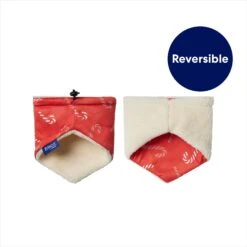 Frisco Reversible Candy Cane Cozy Knit Faux Fur Dog & Cat Pullover Bandana, 1 Count -Pet Cat Supplies Store 745294 PT4. AC SS1800 V1695047183