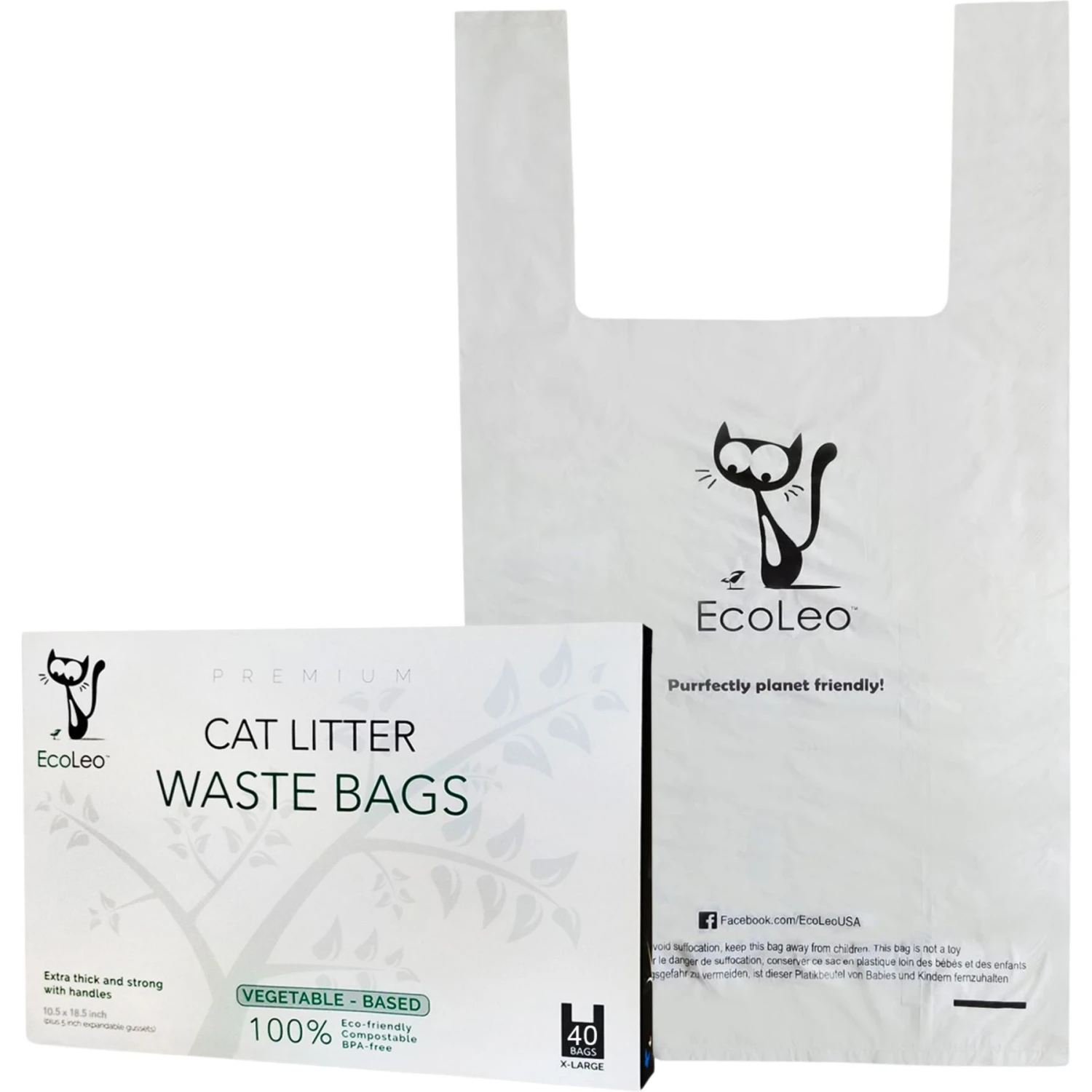 EcoLeo Compostabe Litter Scoop Cat Waste Bags 1 EcoLeo Compostabe Litter Scoop Cat Waste Bags