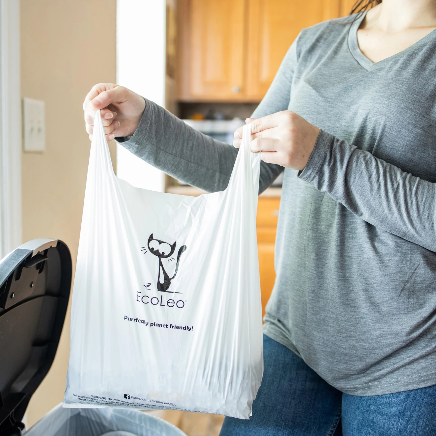 EcoLeo Compostabe Litter Scoop Cat Waste Bags 5 EcoLeo Compostabe Litter Scoop Cat Waste Bags - Image 5