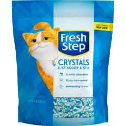 Fresh Step Fresh Scented Non-Clumping Crystal Cat Litter -Pet Cat Supplies Store 75545 PT3. AC SS1800 V1694464651