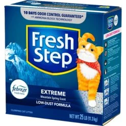 Fresh Step Extreme Odor Control Febreze Scented Clumping Clay Cat Litter -Pet Cat Supplies Store 75561 PT7. AC SS1800 V1694459348