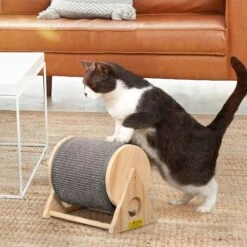 Coziwow Rotatable Cat Scratcher Post With Catnip, Beige -Pet Cat Supplies Store 756718 PT8. AC SS1800 V1674056371