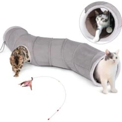 Ownpets S Shape Tunnel Cat Toy